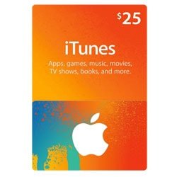 Apple iTunes $25 Gift Card - USA (iTunes Gift Cards) SKU=52530003
