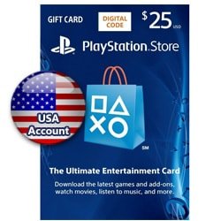 Sony PlayStation Network Card $25 - USA (PlayStation Network Cards) SKU=52530056