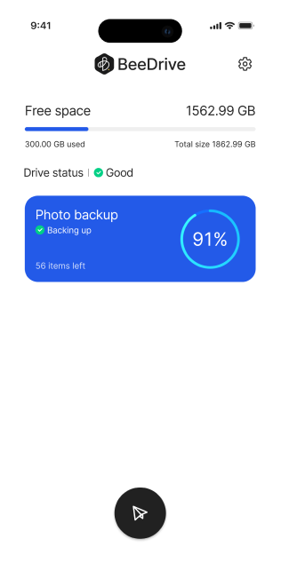 Synology BeeDrive - Back up photos wirelessly, anytime, anywhere