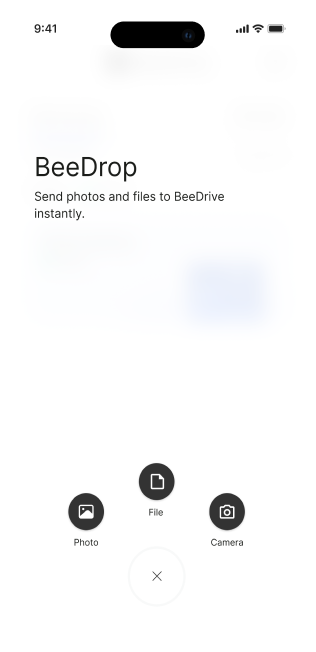 Synology BeeDrive - BeeDrop files from iOS/Android to Windows
