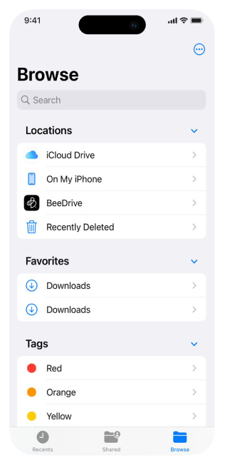 Synology BeeDrive - Access all your files from iOS