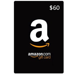 Amazon Gift Card $60 (Offers) SKU=52530112