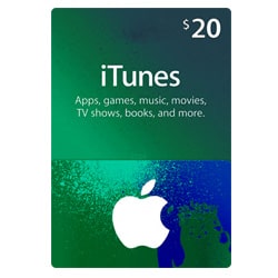 Apple iTunes $20 Gift Card - USA (Offers) SKU=52530134