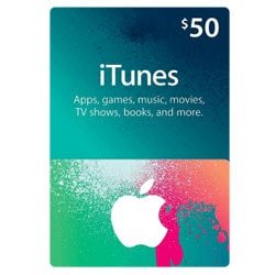 Apple iTunes $50 Gift Card - USA (iTunes Gift Cards) SKU=52530004