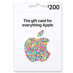 Apple iTunes $200 Gift Card - USA (iTunes Gift Cards) SKU=52530032