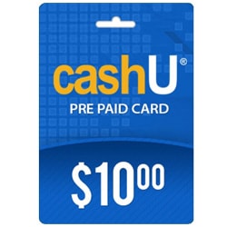 CashU PrePaid Card $10 (CashU PrePaid Cards) SKU=52530025