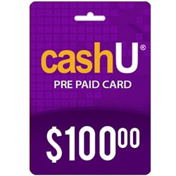 CashU PrePaid Card $100 (CashU PrePaid Cards) SKU=52530029