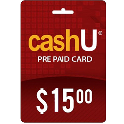 CashU PrePaid Card $15 (CashU PrePaid Cards)