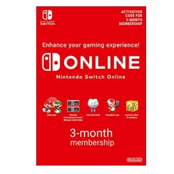 Nintendo Switch Online Membership - 3 Months (USA) (Nintendo eShop Cards) SKU=52530123