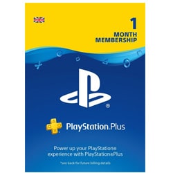 PSN Plus Card 1 Month (UK) (PSN Cards - UK) SKU=52530126