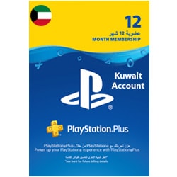 PSN Plus Card 1 Year (KWT) (PSN Cards - KWT) SKU=52530072