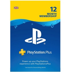 PSN Plus Card 1 Year (UK) (PSN Cards - UK) SKU=52530087