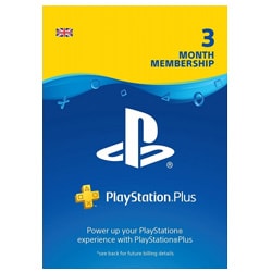 PSN Plus Card 3 Months (UK) (PSN Cards - UK) SKU=52530086