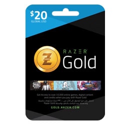 Razer Gold $20 (Global + US) (Razer Gold Gift Cards) SKU=52530151