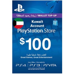 Sony PlayStation Network Card $100 - Kuwait + Free $5 (PSN Cards - KWT) SKU=52530124