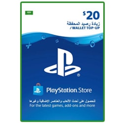 Sony PlayStation Network Card $20 - Saudi (PSN Cards - Saudi) SKU=52530102