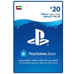 Sony PlayStation Network Card $20 - UAE (PSN Cards - UAE) SKU=52530098