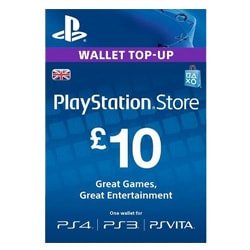 Sony PlayStation Network Card £10 - UK (PSN Cards - UK)