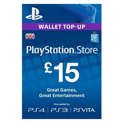 Sony PlayStation Network Card £15 - UK (PSN Cards - UK) SKU=52530078