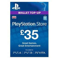 Sony PlayStation Network Card £35 - UK (PSN Cards - UK) SKU=52530082