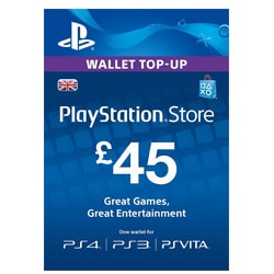 Sony PlayStation Network Card £45 - UK (PSN Cards - UK) SKU=52530084
