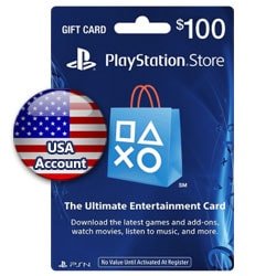 Sony PlayStation Network Card $100 - USA (PSN Cards - USA) SKU=52530010