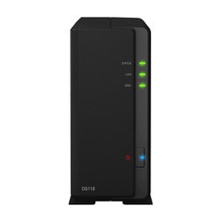 DiskStation DS118 (1 bay) - High-performance 1-bay NAS for small office and home users (Disk-Station)