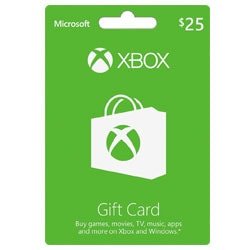 Xbox $25 Gift Card - USA (Xbox Cards) SKU=52530011