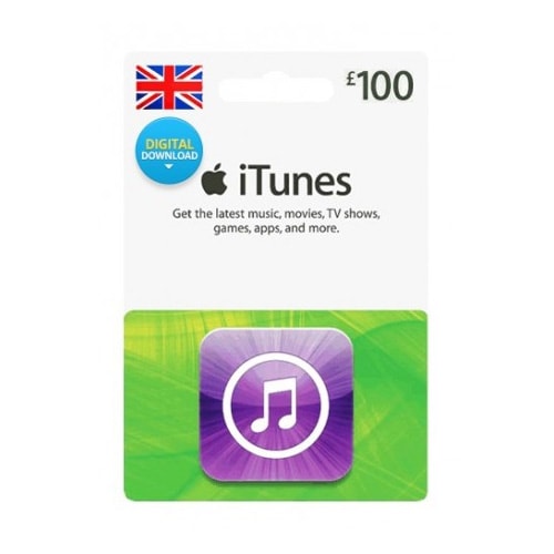 Apple iTunes £100 Gift Card - UK