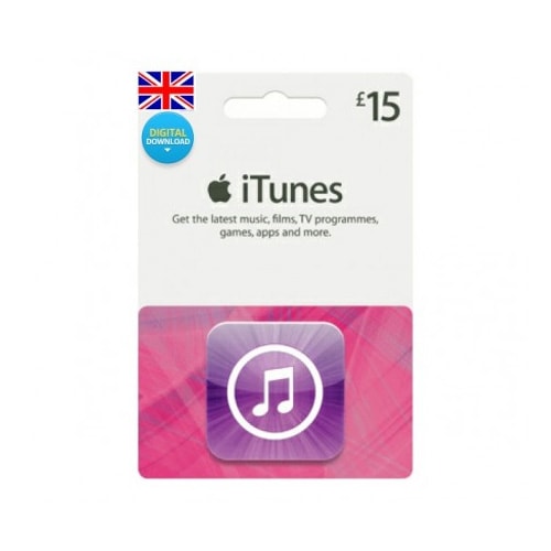 Apple iTunes £15 Gift Card - UK