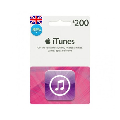 Apple iTunes £200 Gift Card - UK