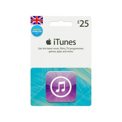 Apple iTunes £25 Gift Card - UK