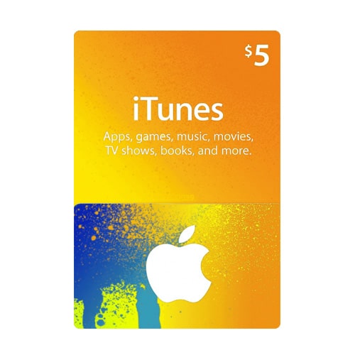 iTunes 5 USD Gift Card