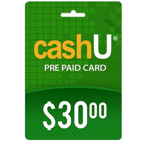 CashU PrePaid Card $30