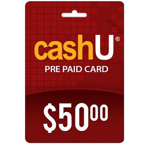 CashU PrePaid Card $50