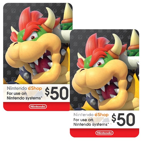 Nintendo eShop Gift Card $50x2