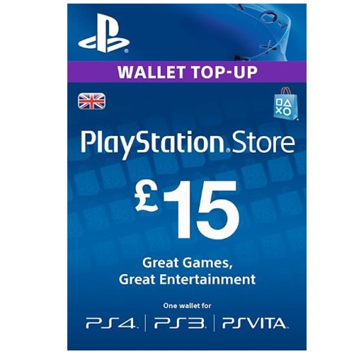 Sony PlayStation Network Card £15 - UK