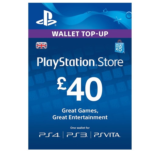 Sony PlayStation Network Card £40 - UK