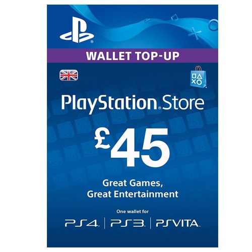 Sony PlayStation Network Card £45 - UK