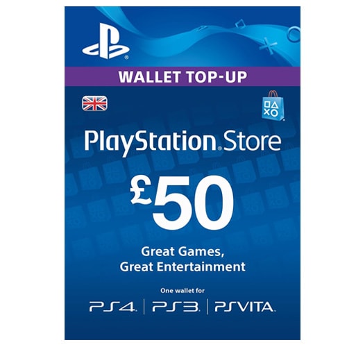 Sony PlayStation Network Card £50 - UK